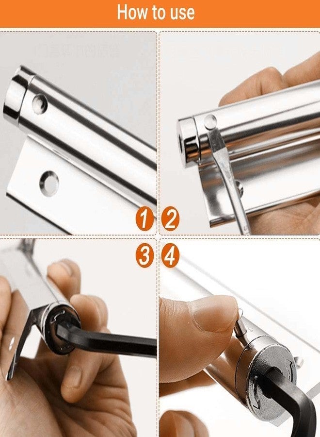 SGABANI Automatic Door Closer, Adjustable Residential Door Closer, Safety Spring Door Closers, Screen, for Residential/Commercial use, Stainless Steel Surface Mounted Self-Closing - Image 3